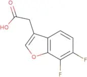 2-(6,7-Difluoro-1-benzofuran-3-yl)acetic acid