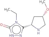 4-Ethyl-3-[(2S,4S)-4-methoxypyrrolidin-2-yl]-4,5-dihydro-1H-1,2,4-triazol-5-one