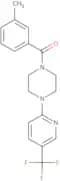 3-methylphenyl 4-(5-(trifluoromethyl)(2-pyridyl))piperazinyl ketone