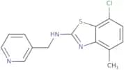 7-Chloro-4-methyl-N-(pyridin-3-ylmethyl)-1,3-benzothiazol-2-amine