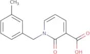 1-[(3-Methylphenyl)methyl]-2-oxo-1,2-dihydropyridine-3-carboxylic acid