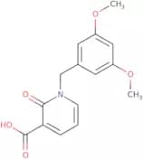 1-[(3,5-Dimethoxyphenyl)methyl]-2-oxo-1,2-dihydropyridine-3-carboxylic acid