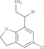 7-(1-Bromopropyl)-5-chloro-2,3-dihydro-1-benzofuran