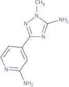 4-(5-Amino-1-methyl-1H-1,2,4-triazol-3-yl)pyridin-2-amine
