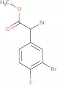 Methyl 2-bromo-2-(3-bromo-4-fluorophenyl)acetate
