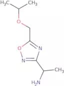 1-{5-[(Propan-2-yloxy)methyl]-1,2,4-oxadiazol-3-yl}ethan-1-amine