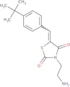 3-(2-Aminoethyl)-5-[(4-tert-butylphenyl)methylidene]-1,3-thiazolidine-2,4-dione