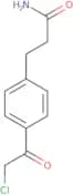 3-[4-(2-Chloroacetyl)phenyl]propanamide
