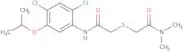 2-{[2-(2,4-Dichloro-5-isopropoxyanilino)-2-oxoethyl]sulfanyl}-N,N-dimethylacetamide