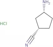 rac-(1R,3S)-3-Aminocyclopentane-1-carbonitrile hydrochloride