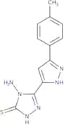 4-Amino-5-[3-(4-methylphenyl)-1H-pyrazol-5-yl]-4H-1,2,4-triazole-3-thiol