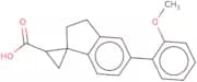 5'-(2-Methoxyphenyl)-2',3'-dihydrospiro[cyclopropane-1,1'-indene]-2-carboxylic acid