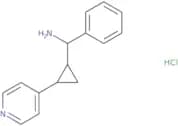 Phenyl[2-(pyridin-4-yl)cyclopropyl]methanamine hydrochloride