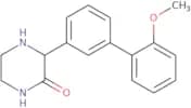 3-[3-(2-Methoxyphenyl)phenyl]piperazin-2-one