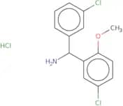 (5-Chloro-2-methoxyphenyl)(3-chlorophenyl)methanamine hydrochloride