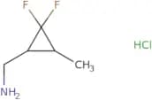 rac-[(1R,3S)-2,2-Difluoro-3-methylcyclopropyl]methanamine hydrochloride