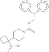 1-(1-(((9H-Fluoren-9-yl)methoxy)carbonyl)piperidin-4-yl)cyclobutanecarboxylic acid