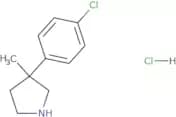3-(4-Chlorophenyl)-3-methylpyrrolidine hydrochloride