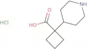 1-(Piperidin-4-yl)cyclobutane-1-carboxylic acid hydrochloride