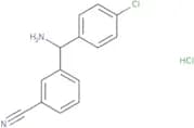 3-[Amino(4-chlorophenyl)methyl]benzonitrile hydrochloride