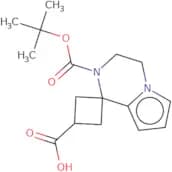 2'-[(tert-Butoxy)carbonyl]-3',4'-dihydro-2'H-spiro[cyclobutane-1,1'-pyrrolo[1,2-a]pyrazine]-3-carb…