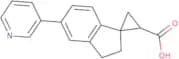 5'-(Pyridin-3-yl)-2',3'-dihydrospiro[cyclopropane-1,1'-indene]-3-carboxylic acid