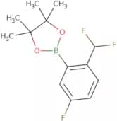 2-[2-(Difluoromethyl)-5-fluorophenyl]-4,4,5,5-tetramethyl-1,3,2-dioxaborolane