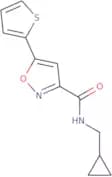 N-(Cyclopropylmethyl)-5-(thiophen-2-yl)-1,2-oxazole-3-carboxamide