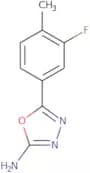 5-(3-Fluoro-4-methylphenyl)-1,3,4-oxadiazol-2-amine