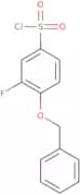 4-(Benzyloxy)-3-fluorobenzene-1-sulfonyl chloride