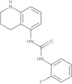 3-(2-Fluorophenyl)-1-(1,2,3,4-tetrahydroquinolin-5-yl)urea
