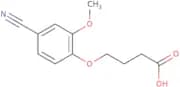 4-(4-Cyano-2-methoxyphenoxy)butanoic acid