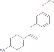 1-(4-Aminopiperidin-1-yl)-2-(3-methoxyphenyl)ethan-1-one