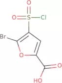 5-Bromo-4-(chlorosulfonyl)furan-2-carboxylic acid