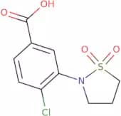 4-​Chloro-​3-​(1,​1-​dioxido-​2-​isothiazolidinyl)​-benzoic acid