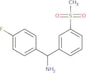 (4-Fluorophenyl)(3-methanesulfonylphenyl)methanamine