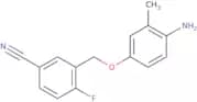 3-(4-Amino-3-methylphenoxymethyl)-4-fluorobenzonitrile