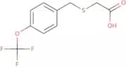 2-({[4-(Trifluoromethoxy)phenyl]methyl}sulfanyl)acetic acid