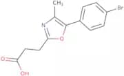 3-[5-(4-Bromophenyl)-4-methyl-1,3-oxazol-2-yl]propanoic acid