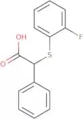 2-[(2-Fluorophenyl)sulfanyl]-2-phenylacetic acid