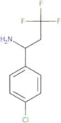 1-(4-Chlorophenyl)-3,3,3-trifluoropropan-1-amine