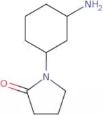 1-(3-Aminocyclohexyl)pyrrolidin-2-one
