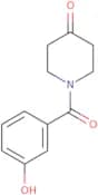 1-(3-Hydroxybenzoyl)piperidin-4-one