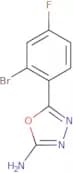 5-(2-Bromo-4-fluorophenyl)-1,3,4-oxadiazol-2-amine