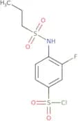 3-Fluoro-4-(propane-1-sulfonamido)benzene-1-sulfonyl chloride