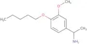 1-[3-Methoxy-4-(pentyloxy)phenyl]ethan-1-amine