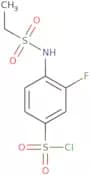 4-Ethanesulfonamido-3-fluorobenzene-1-sulfonyl chloride