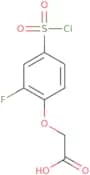 2-[4-(Chlorosulfonyl)-2-fluorophenoxy]acetic acid