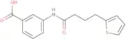 3-[4-(Thiophen-2-yl)butanamido]benzoic acid