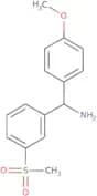 (3-Methanesulfonylphenyl)(4-methoxyphenyl)methanamine